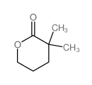 2H-Pyran-2-one,tetrahydro-3,3-dimethyl- Structure