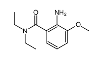 2-amino-N,N-diethyl-3-methoxybenzamide Structure