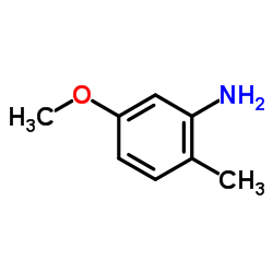 5-甲氧基-2-甲基苯胺结构式