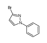3-溴-1-苯基-1H-吡唑结构式