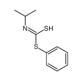 Isopropyldithiocarbamic acid phenyl ester结构式