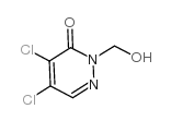4,5-二氯-2-羟基甲基-2,3-二氢哒嗪-3-酮结构式