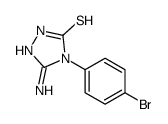 3-amino-4-(4-bromophenyl)-1H-1,2,4-triazole-5-thione Structure