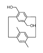 (42,45-dimethyl-1,4(1,4)-dibenzenacyclohexaphane-12,15-diyl)dimethanol结构式