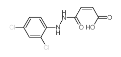 2-Butenedioicacid (2Z)-, mono[2-(2,4-dichlorophenyl)hydrazide](9CI) Structure
