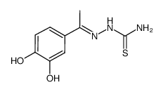 Hydrazinecarbothioamide, 2-[1-(3,4-dihydroxyphenyl)ethylidene]- (9CI) Structure