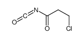 3-chloropropanoyl isocyanate Structure