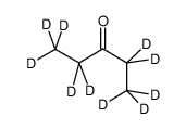 3-戊酮-D10结构式