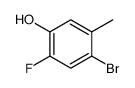 4-bromo-2-fluoro-5-methylphenol Structure