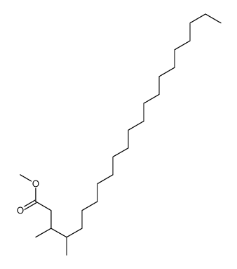 3,4-Dimethyldocosanoic acid methyl ester Structure
