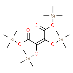 2-Butenedioic acid, 2,3-bis[(trimethylsilyl)oxy]-, bis(trimethylsilyl) ester, (Z)-结构式