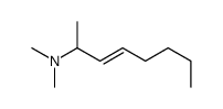 (E)-N,N-Dimethyl-3-octen-2-amine Structure