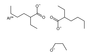 bis(2-ethylhexanoato-O)(propan-2-olato)aluminium Structure