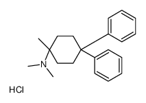 N,N,1-trimethyl-4,4-diphenylcyclohexan-1-amine,hydrochloride结构式