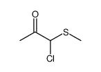 1-chloro-1-methylsulfanylpropan-2-one结构式