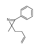 2-but-3-enyl-2-methyl-3-phenylazirine结构式