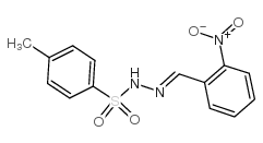 2-nitrobenzaldehyde tosylhydrazone Structure