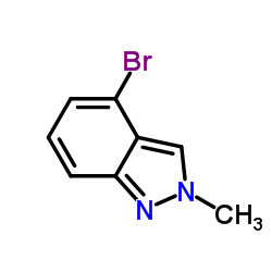 4-Bromo-2-methyl-2H-indazole Structure