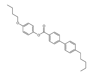 (4-butoxyphenyl) 4-(4-pentylphenyl)benzoate结构式