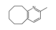 2-methyl-5,6,7,8,9,10-hexahydrocycloocta[b]pyridine结构式