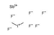 Dimethyliodonium hexafluoroantimonate结构式