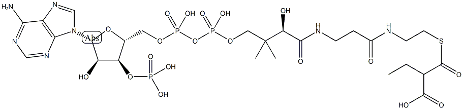 Ethylmalonyl Coenzyme A (sodium salt)结构式