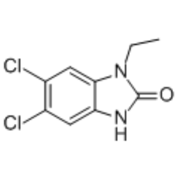 5,6-二氯-1-乙基-1,3-二氢-2H-苯并咪唑-2-酮结构式