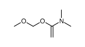1-(methoxymethoxy)-N,N-dimethylethenamine结构式