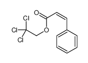 2,2,2-trichloroethyl 3-phenylprop-2-enoate结构式