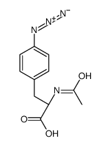 (2S)-2-acetamido-3-(4-azidophenyl)propanoic acid Structure