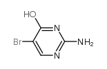 2-氨基-5-溴-4-羟基嘧啶结构式