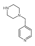 1-(4-吡啶基甲基)哌嗪结构式