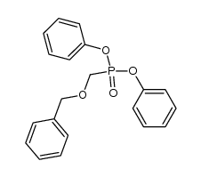 diphenyl benzyloxymethylphosphonate Structure