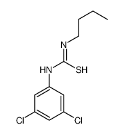 1-butyl-3-(3,5-dichlorophenyl)thiourea结构式