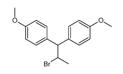 1-[2-bromo-1-(4-methoxyphenyl)propyl]-4-methoxybenzene Structure