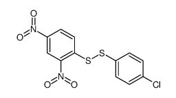 1-[(4-chlorophenyl)disulfanyl]-2,4-dinitrobenzene结构式