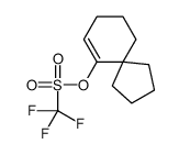 spiro[4.5]dec-9-en-10-yl trifluoromethanesulfonate Structure