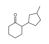 2-(3-methylcyclopentyl)cyclohexan-1-one结构式