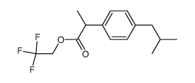 ibuprofen 2,2,2-trifluoroethyl ester Structure