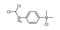 chloro-[4-(dichloromethylsilyl)phenyl]-dimethylsilane结构式