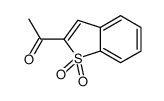 1-(1,1-dioxo-1-benzothiophen-2-yl)ethanone结构式
