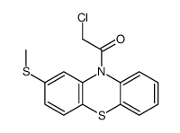 10-(氯乙酰基)-2-(甲硫基)-10H-吩噻嗪结构式