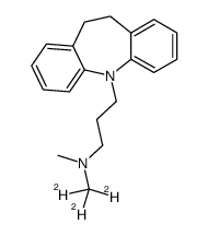 3-(10,11-Dihydro-5H-dibenzo[b,f]azepin-5-yl)-N-methyl-N-(2H3)methyl-1-propanamine Structure