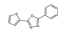 2-(thiophen-2-yl)-5-phenyl-1,3,4-oxadiazole Structure