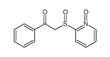 N-oxy-2-pyridyl phenacyl sulfoxide结构式