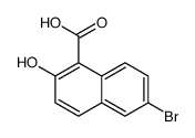 6-bromo-2-hydroxynaphthalene-1-carboxylic acid Structure