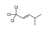 1,1,1-trichloro-4-methylpent-2-ene结构式