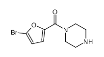 (5-bromofuran-2-yl)-piperazin-1-ylmethanone Structure