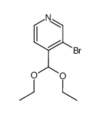 3-bromo-4-(diethoxymethyl)pyridine Structure