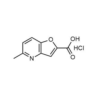 5-Methylfuro[3,2-b]pyridine-2-carboxylic acid hydrochloride Structure